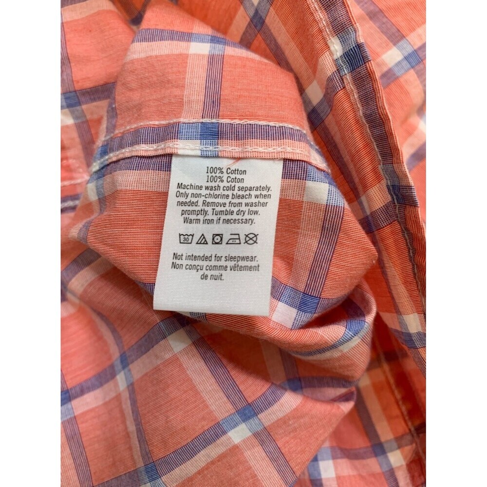 Janie and Jack Button Down Shirt Boys Plaid Short Sleeve Pink Blue Casual 3T - Picture 5 of 5